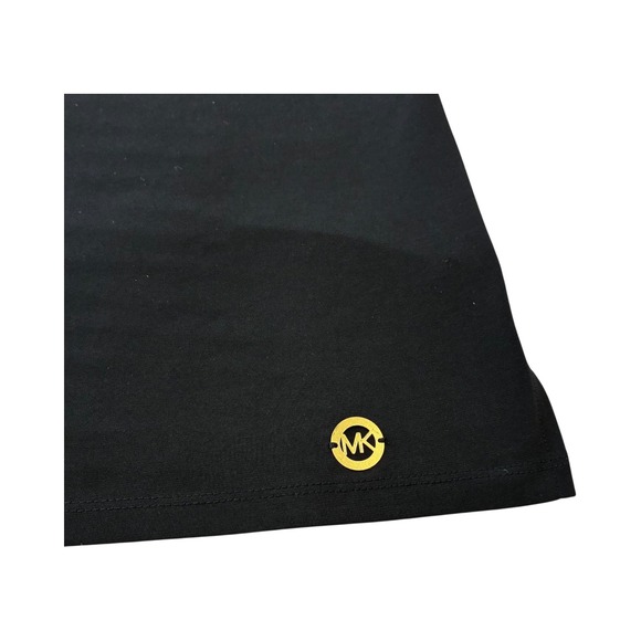 Michael Kors Black Top Cutout Ruffle‎ Sleeve Round Neck Womens - Picture 3 of 9